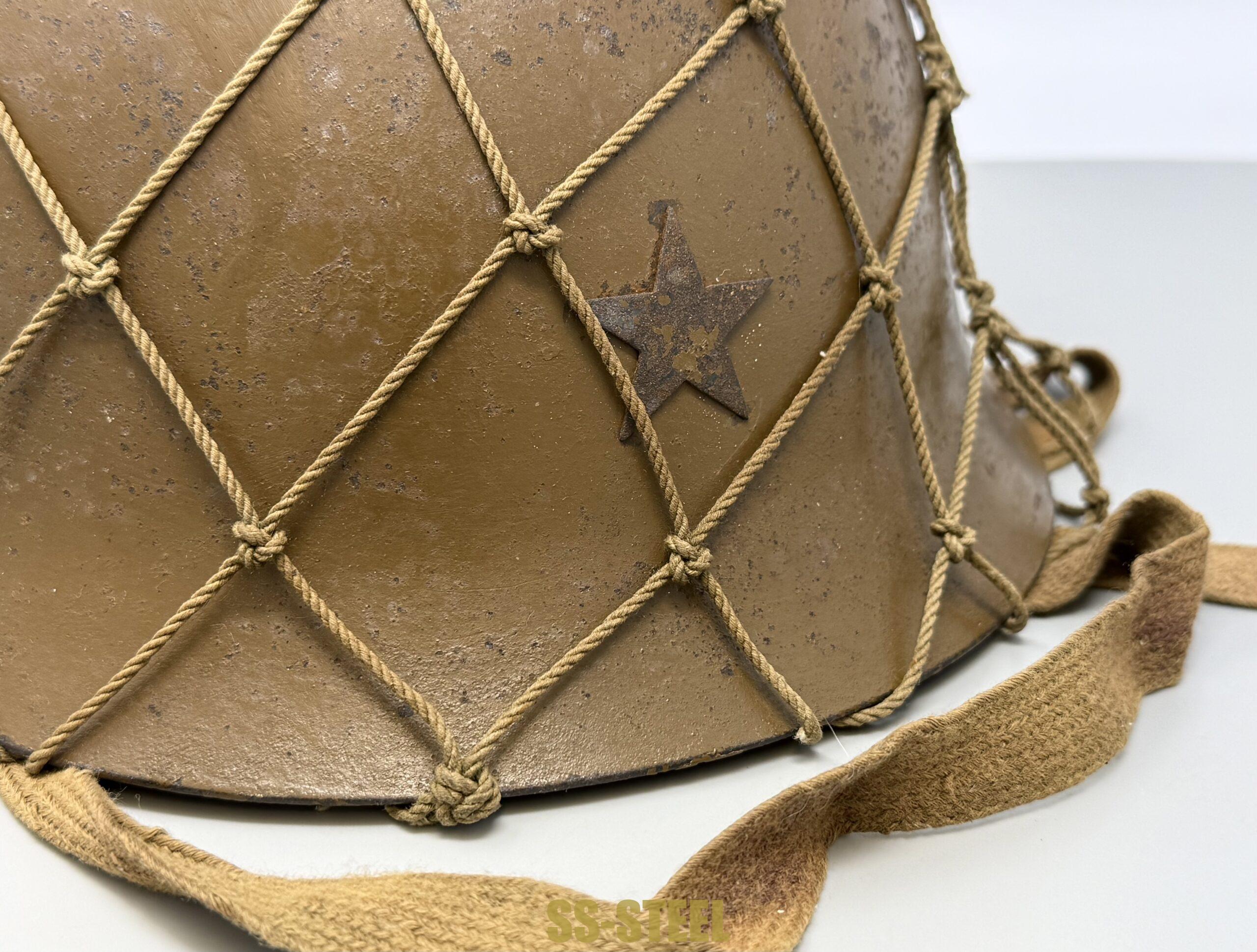 Japanese IJA Type 90 Netted Helmet - Image 14