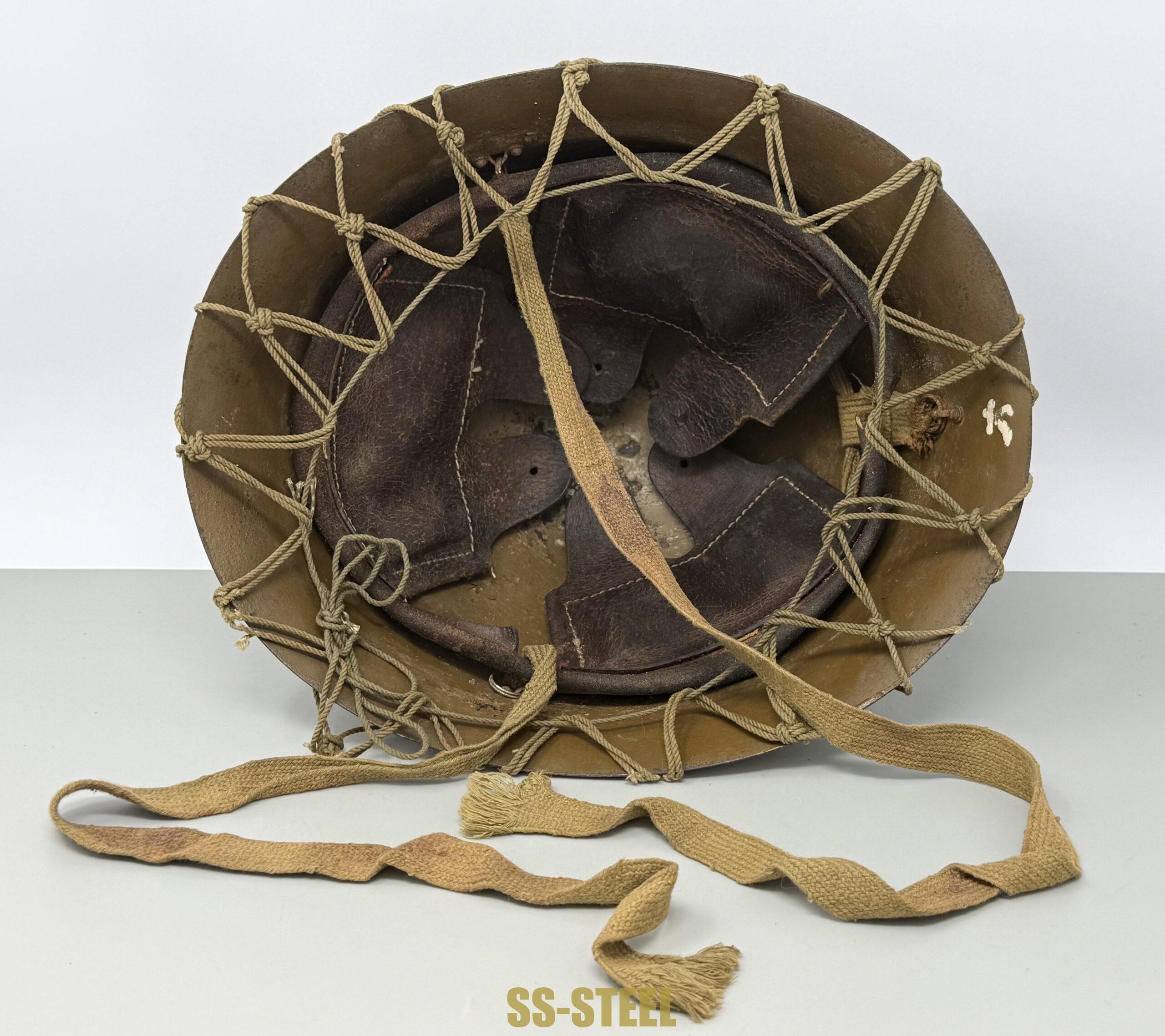 Japanese IJA Type 90 Netted Helmet - Image 17